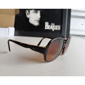 Valentino Rectangle Sunglasses Tortoise Brown Made In Italy V601S 003 130